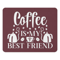 Coffee Is My Best Friend Mouse Pad, Coffee Lover Gift, Work From Home Decor, Trendy Desk Accessory, Ergonomic Mousepad, Office Gift Idea - Tawshia