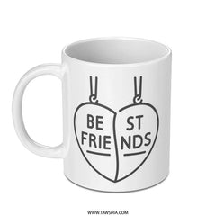 Best Friends Mug, BFF Mug, Friendship Mug, Matching Mugs, Gift for Best Friend, Soul Sister Gift, Bestie Mug, Coffee Mug - Tawshia