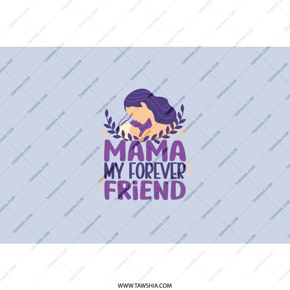 Mama My Forever Friend Tumbler, Mother and Child Design, Unique Gift Idea for Mom, Mom Tumbler, Gift for Her, Mothers Day Gift - Tawshia
