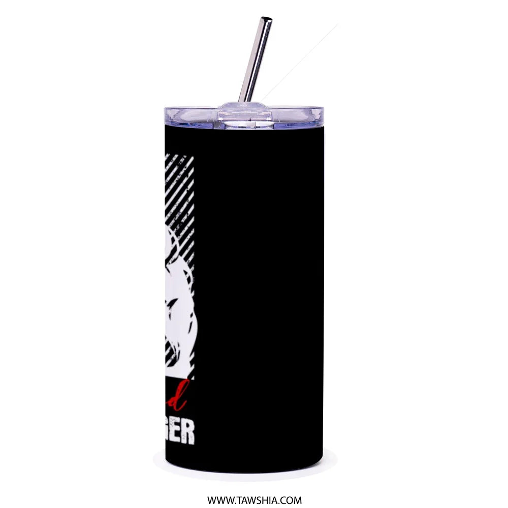Badass Cheerleader Design Black Tumbler product