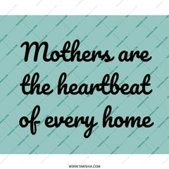 Mothers Heartbeat Mouse Pad, Mom Gift, Home Decor, Mothers Day, Mothers Day Gift, Mothers Day Idea, Quote Mousepad - Tawshia