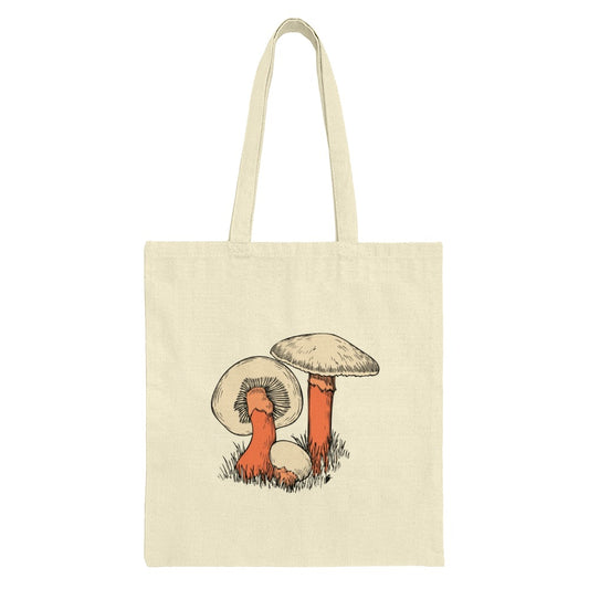 Mushroom Tote Bag, Fungi Design Bag, Nature Lover Gift, Forest Inspired Bag, Unique Tote Bag, Grocery Bag, Stylish Tote, Everyday Bag - Tawshia