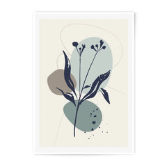 Abstract Botanical Photographic Print, Modern Art Print, Minimalist Wall Art, Plant Decor, Neutral Tones, Home Decor, Gift Idea - Tawshia