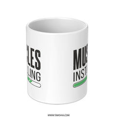Muscles Installing Design Funny Coffee Mug product