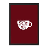 Coffee Mug Wall Art, Coffee Lover Gift, Home Decor, Kitchen Art, Coffee Quote Print, Coffee Art Print, Coffee Lover Wall Art, Funny Wall - Tawshia