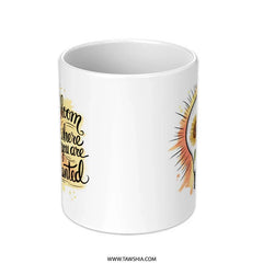 Bloom Where You Are Planted Mug, Sunflower Lover Gift, Motivational Mug, Positive Vibes, Inspirational Coffee Cup, Gardening Gift - Tawshia