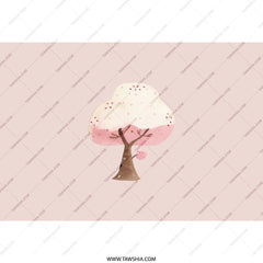 Cherry Blossom Tumbler, Floral Travel Mug, Pink Tree Tumbler, Watercolor Design, Unique Gift Idea, Spring Tumbler, Pretty Tumbler - Tawshia