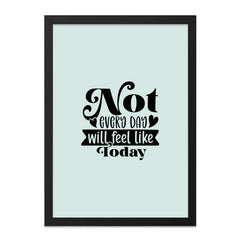 Motivational Wall Art, Inspirational Print, Typography Art, Positive Quote Decor, Not Every Day Wall Art - Tawshia