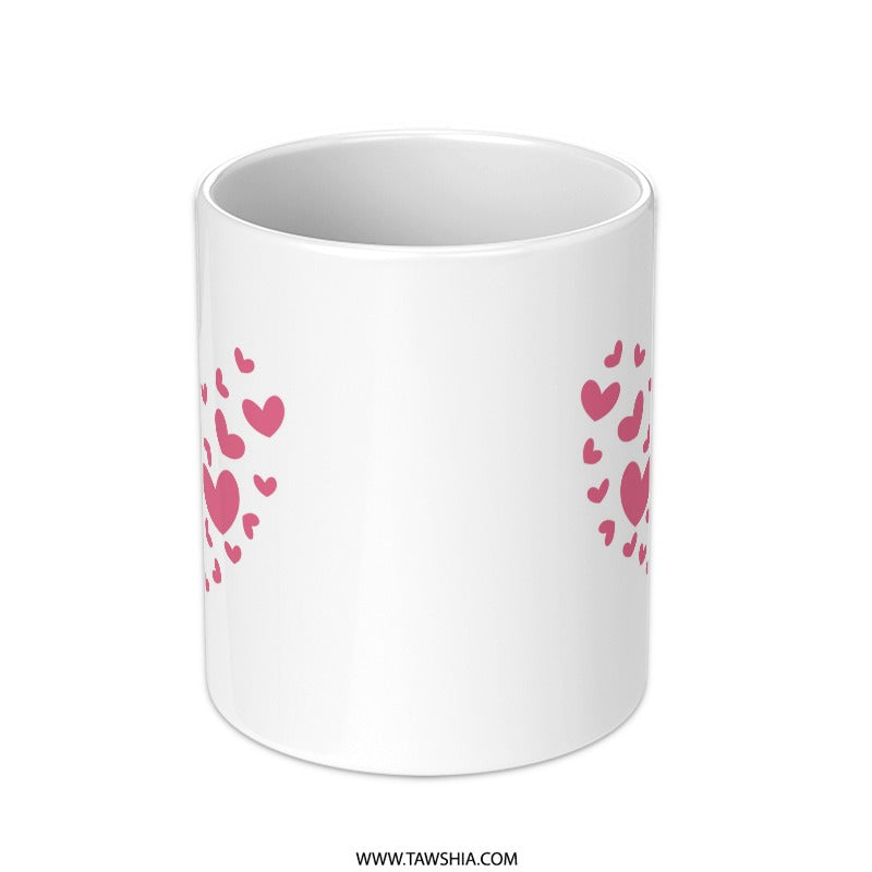 Friends Forever Mug, Best Friend Gift, Friendship Mug, Long Distance Friend, Heart Mug, Cute Coffee Mug, Coffee Lover Gift - Tawshia