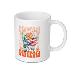 Colorful Rose MAMA Design Printed Ceramic Mug product type