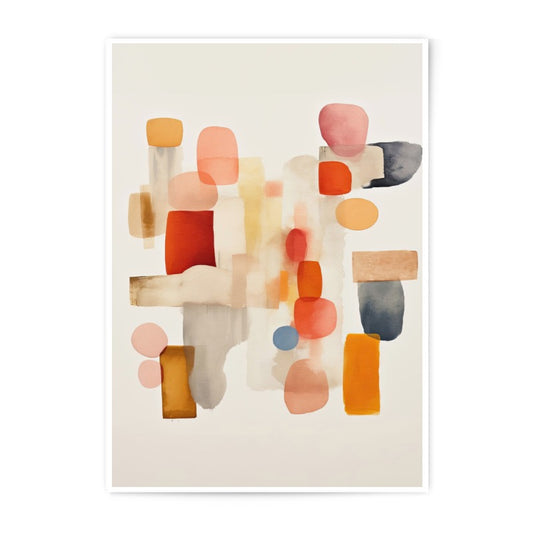 Abstract Photographic Prints, Modern Wall Art, Geometric Shapes, Minimalist Home Decor, Contemporary Art Print, Living Room Decor - Tawshia