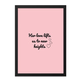 Love Lifts Wall Art, Inspirational Decor, Quote Wall Print, Her Love Art, Minimalist Art, Positive Vibes Art, Home Decor Wall Art - Tawshia