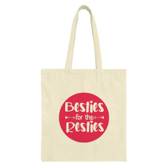 Besties for Resties Tote Bag, Friendship Gift, Best Friend Present, Cute Tote, Gift for BFF, BFF Tote Bag, Trendy Tote - Tawshia
