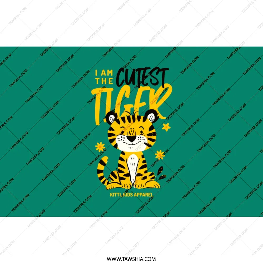 I Am The Cutest Tiger Kid's Apparel Product