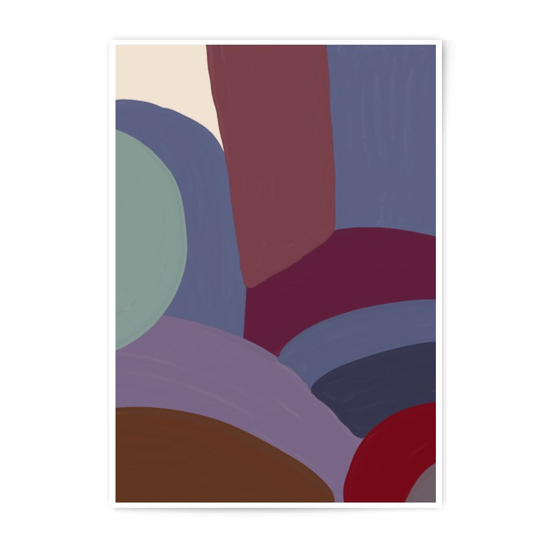 Abstract Shapes Photographic Print, Modern Art, Geometric Art, Home Decor, Wall Art, Colorful Print, Unique Gift Idea, Art Print - Tawshia