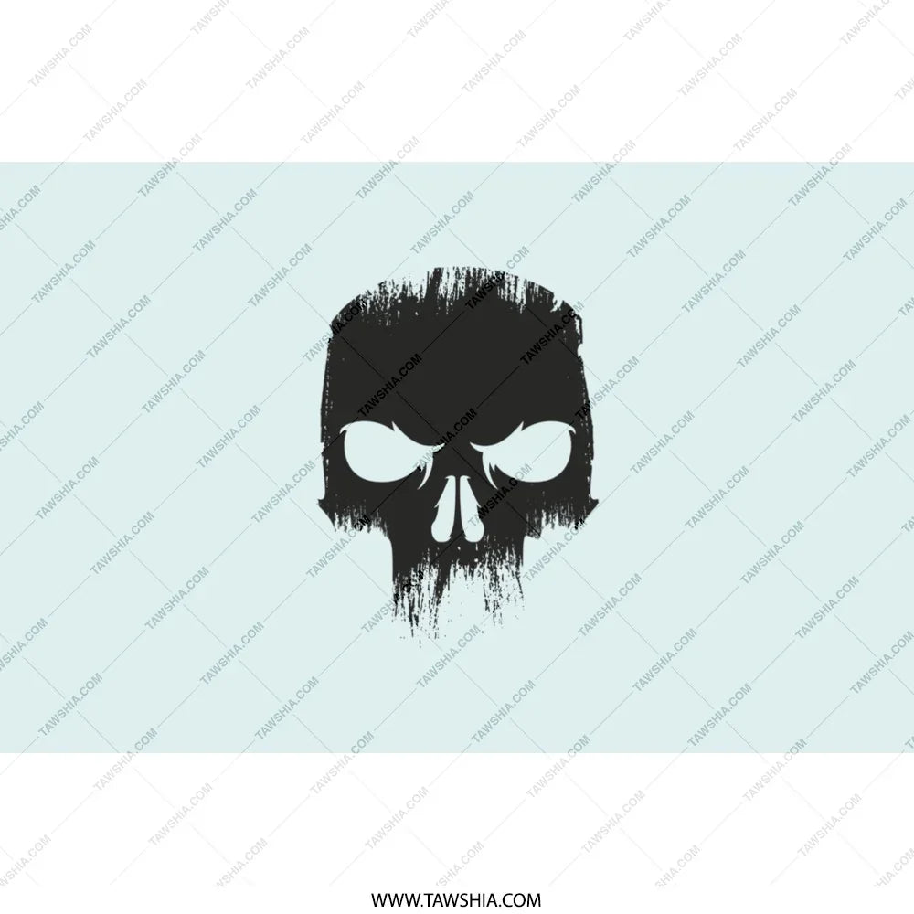 Skull Paint Design for Unique Home Decor Product