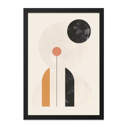 Abstract Shapes Wall Art, Modern Geometric Print, Minimalist Wall Decor, Contemporary Art Print, Stylish Home Decor - Tawshia
