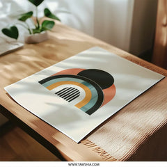 Abstract Photographic Print, Geometric Art Decor, Modern Wall Art, Minimalist Design, Circle Arch Print, Home Decor, Fine Art Print - Tawshia