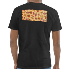 Fast Food Pattern Black T-Shirt product