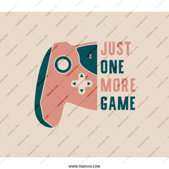 Just One More Game BackPack, Gamer BackPack, Gaming Console BackPack, Video Game Lover Gift, Trendy Gamer BackPack, Gift for Gamers - Tawshia