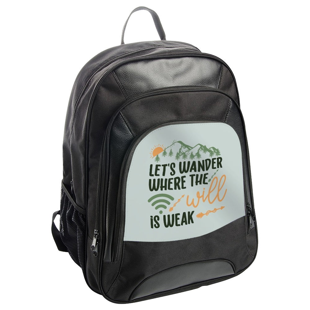 Wanderlust BackPack, Travel BackPack, Hiking BackPack, Adventure BackPack, Outdoorsy BackPack, Weak Wifi BackPack, Explore Gift - Tawshia