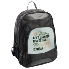 Wanderlust BackPack, Travel BackPack, Hiking BackPack, Adventure BackPack, Outdoorsy BackPack, Weak Wifi BackPack, Explore Gift - Tawshia