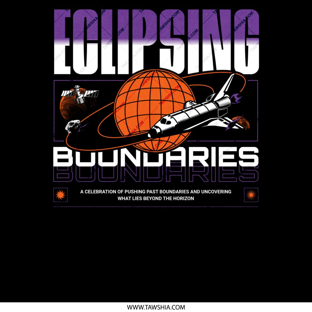 Eclipsing Boundaries Astronaut Space Exploration product