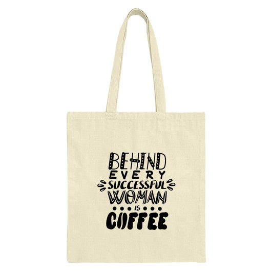 Coffee Lover Tote Bag, Successful Woman Gift, Motivational Bag, Everyday Bag, Cute Tote, Trendy Shopping Bag, Book Bag, Gift for Her - Tawshia