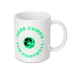 Here Comes The Football Mug vibrant bright print product