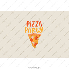 Pizza Party Tumbler, Fun Tumbler, Pizza Lover Gift, Celebration Tumbler, Foodie Gift, Gift for Friend, Cute Tumbler, Tumblers with Straw - Tawshia