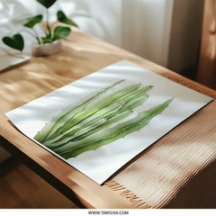 Cactus Photographic Print, Minimalist Wall Art, Botanical Print, Modern Home Decor, Green Cactus Art, Desert Plant Photo, Nature Photography - Tawshia