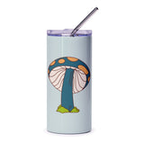 Mushroom Tumbler, Funky Fungi Cup, Aesthetic Tumbler, Quirky Mushroom Design, Cute Coffee Tumbler, Unique Gift, Novelty Drinkware - Tawshia