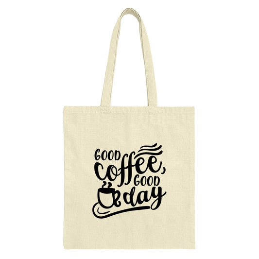 Coffee Lover Tote Bag, Good Coffee Good Day, Caffeine Addict Bag, Book Bag, Reusable Shopping Bag, Everyday Tote, Gift for Coffee Lover - Tawshia