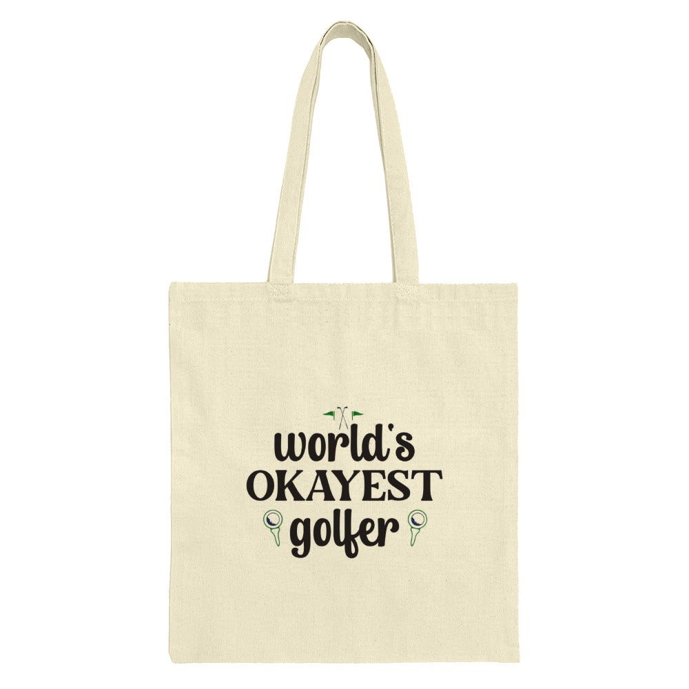 Funny Golf Tote Bag, Okayest Golfer, Gift for Golfer, Golf Lover, Golf Gift, Golf Tournament, Golf Team Tote Bag - Tawshia