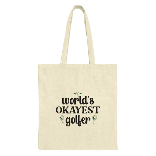 Funny Golf Tote Bag, Okayest Golfer, Gift for Golfer, Golf Lover, Golf Gift, Golf Tournament, Golf Team Tote Bag - Tawshia