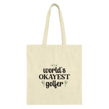 Funny Golf Tote Bag, Okayest Golfer, Gift for Golfer, Golf Lover, Golf Gift, Golf Tournament, Golf Team Tote Bag - Tawshia