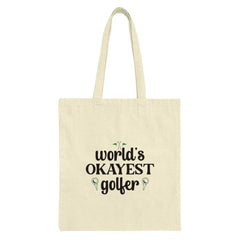 Funny Golf Tote Bag, Okayest Golfer, Gift for Golfer, Golf Lover, Golf Gift, Golf Tournament, Golf Team Tote Bag - Tawshia