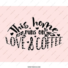 Love and Coffee Mouse Pad, Home Decor Mousepad, Cute Office Desk Mat, Computer Accessories, Gift for Coffee Lover, Work From Home - Tawshia