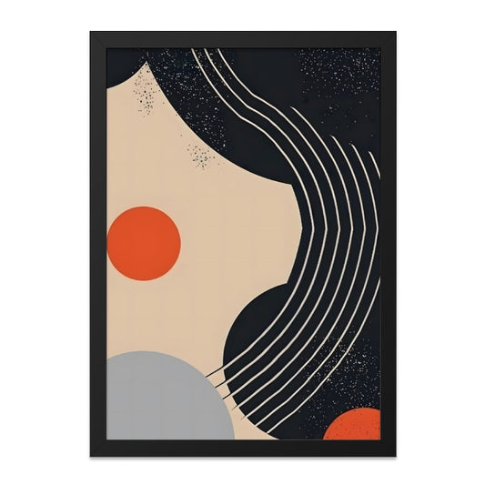 Abstract Shapes Wall Art, Modern Art Print, Geometric Artwork, Minimalist Art, Home Decor, Contemporary Wall Decor - Tawshia