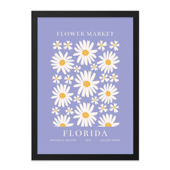 Florida Daisy Wall Art, Flower Market Print, Botanical Decor, Floral Home Decor, Gallery Wall Art, Botanical Archive Print - Tawshia