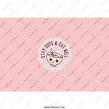 Cute Ramen Tumbler, Kawaii Food Gift, Stay Cute Eat Well, Anime Style Tumbler, Funny Tumbler, Water Tumbler, Back to School Tumbler - Tawshia