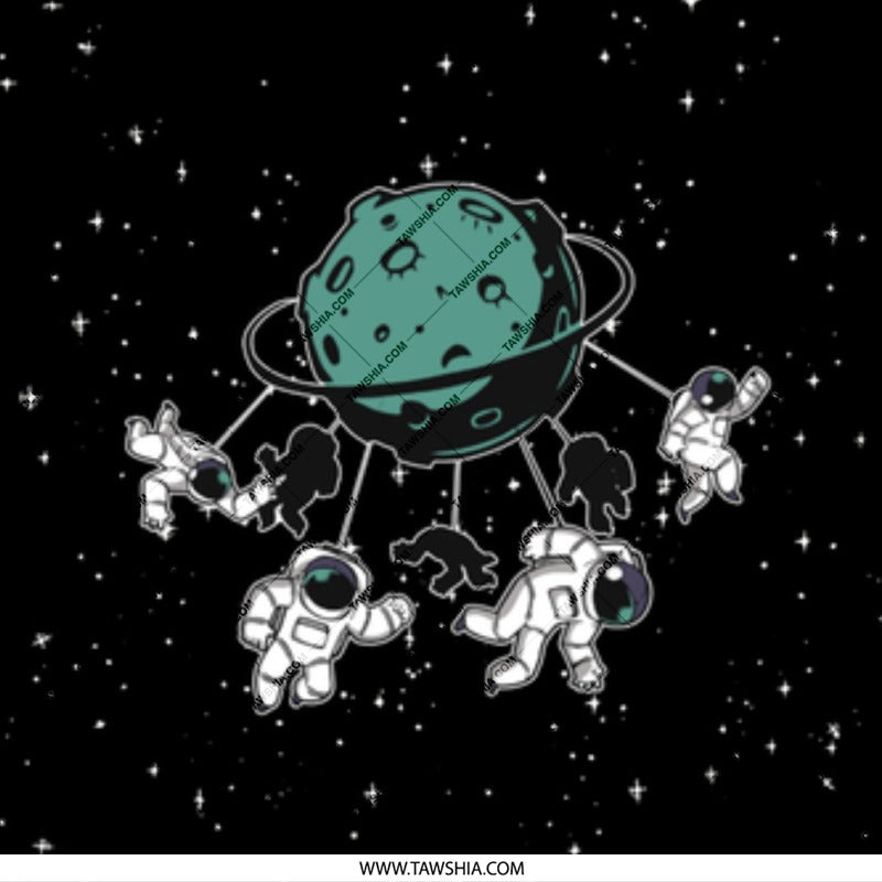 Astronauts and Planet Creative Display product