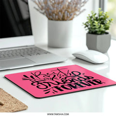 Best Friends Forever Mouse Pad, Cute Friends Gift, Pink Mousepad, Friendship Gift, Desktop Decor, Gift for Bestie, Office Accessories - Tawshia