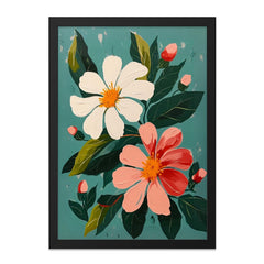 Floral Wall Art, Flower Painting, Botanical Art Print, Modern Wall Decor, Home Decor, Flower Artwork - Tawshia
