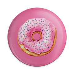 Pink Donut Pinback Button, Sprinkle Donut Button, Cute Food Pin, Sweet Treat Button, Bakery Gift Idea, Foodie Pin, Pink Aesthetic - Tawshia