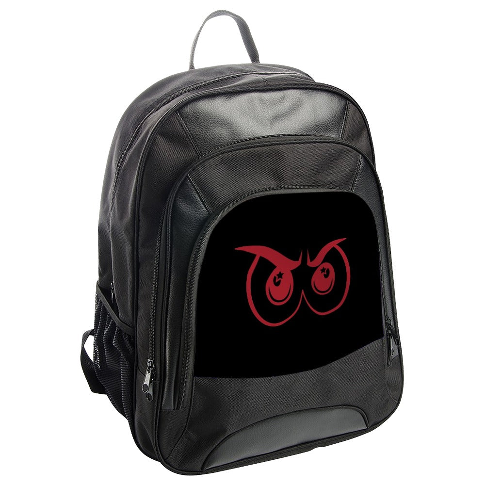 Owl Eyes Backpack, Cool Bird Design, School Bag, Travel Backpack, Everyday Backpack, Unique Gift, Animal Backpack - Tawshia