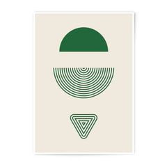 Abstract Shapes Photographic Print, Modern Art Print, Geometric Wall Art, Green Art, Minimalist Home Decor, Unique Gift Idea - Tawshia