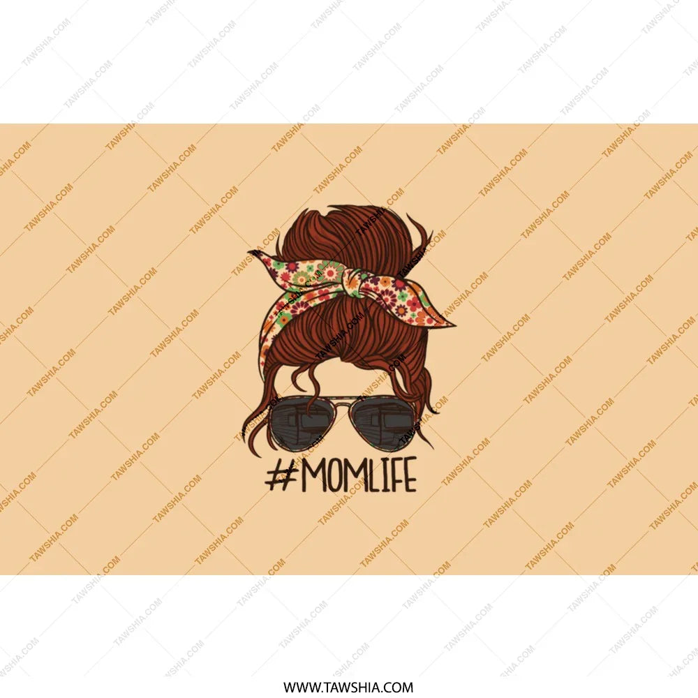 #MomLife Graphic with Bandana and Sunglasses product