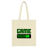 Game On Tote Bag, Gamer Gift, Video Game Lover, Gaming Tote, Gift for Gamers, Playful Tote Bag, Fun Design, Everyday Tote, Novelty Bag - Tawshia