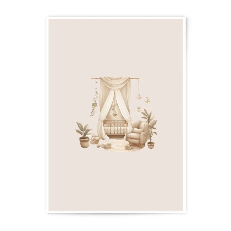 Nursery Photographic Prints, Boho Nursery Decor, Baby Room Print, Neutral Nursery Art, Nursery Wall Art, Gender Neutral Decor - Tawshia